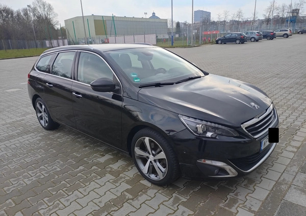 Peugeot 308 cena 31900 przebieg: 234000, rok produkcji 2015 z Płock małe 172